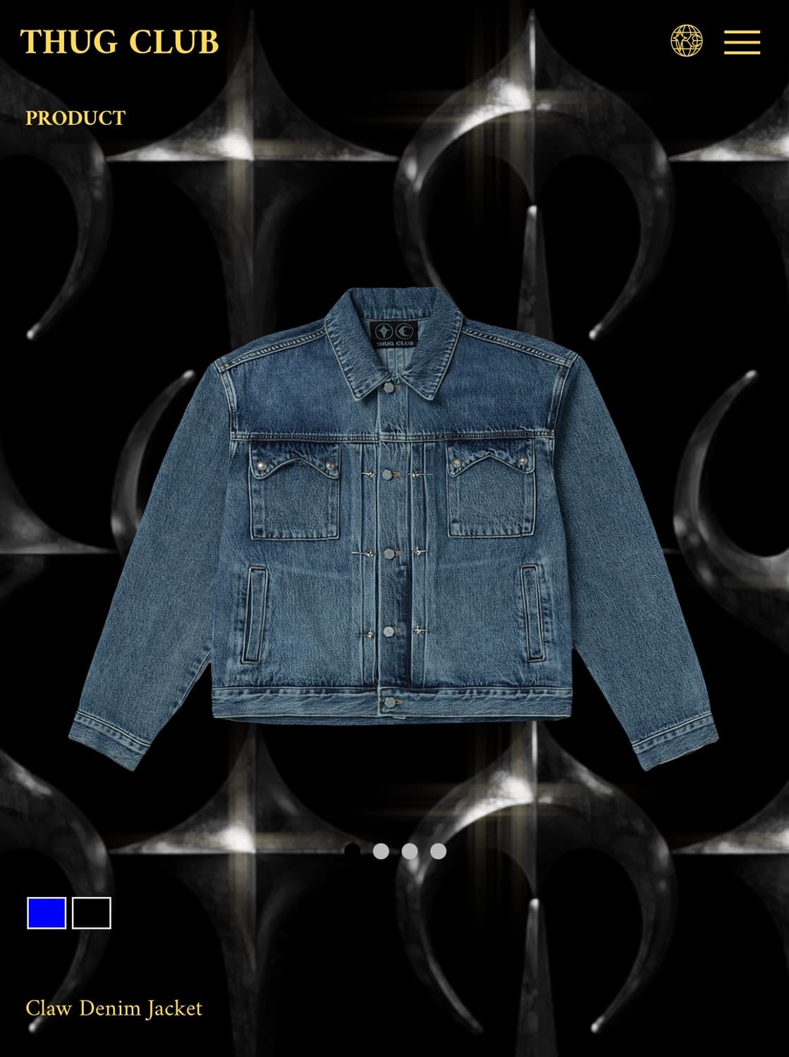 떠그클럽 Claw Denim Jacket 클러 데님자켓 -4size- 상품이미지1