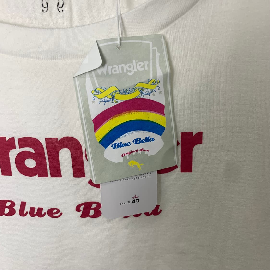 랭글러 화이트 슬리브 후드티 상품이미지5