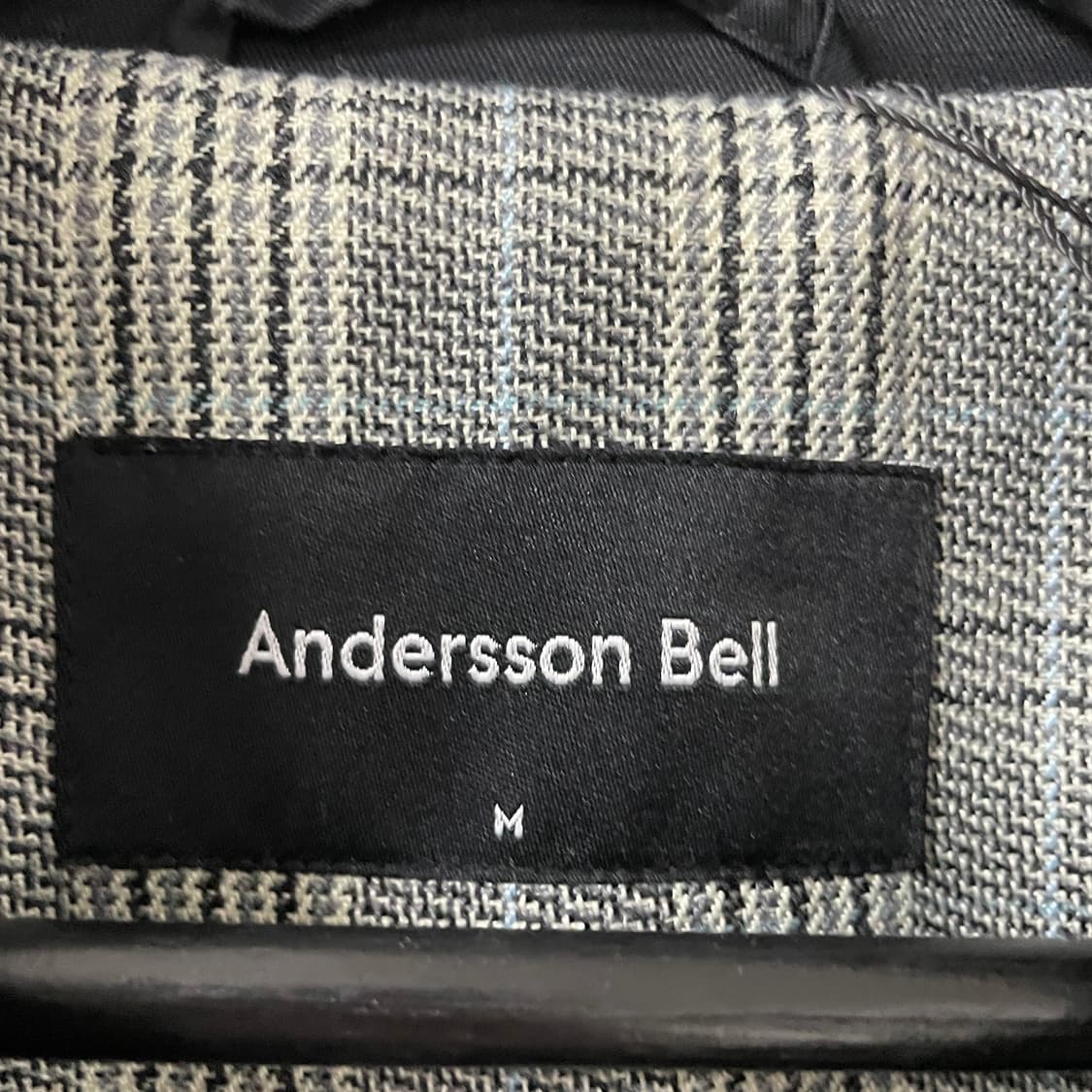 앤더슨벨 체크 코트 M 상품이미지4