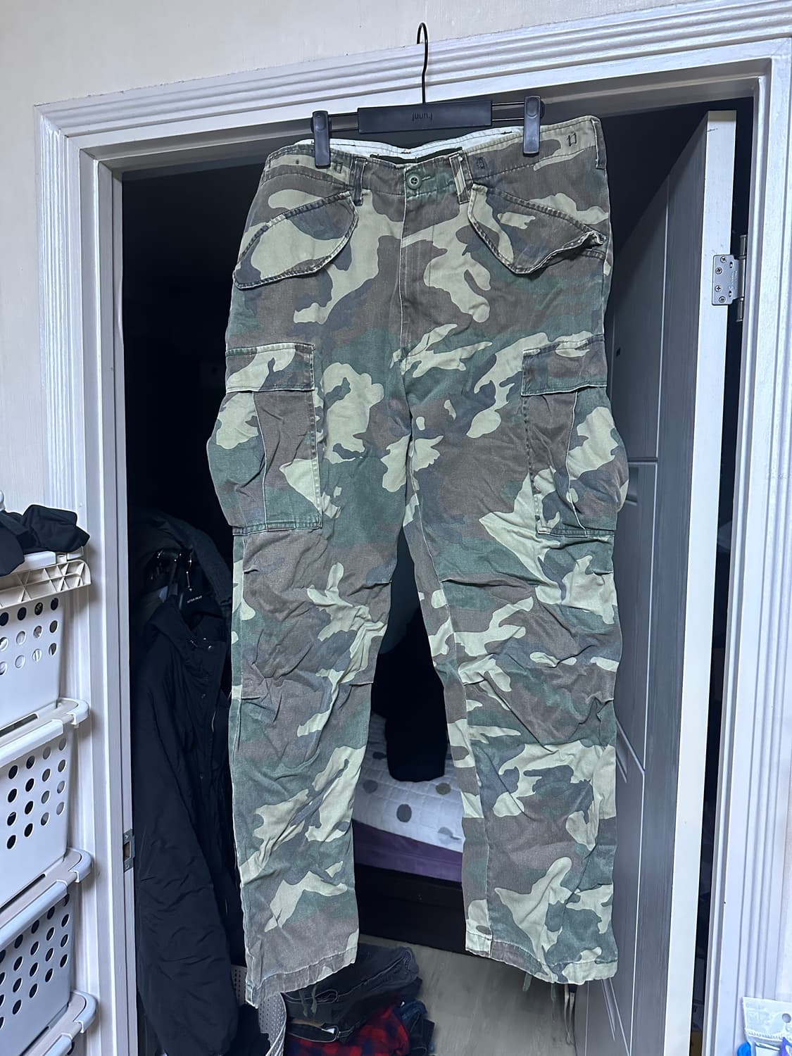 [L] 빈티지 M-65 카모 팬츠 상품이미지1
