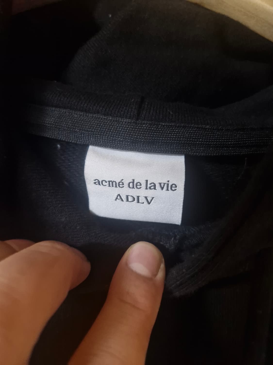 아크메 드라비 도넛소녀 후드 블랙 1사이즈 상품이미지4