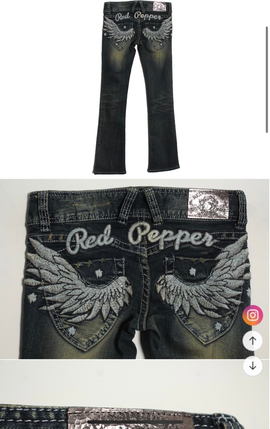 Red pepper 레드페퍼 로우라이즈 진 상품이미지2