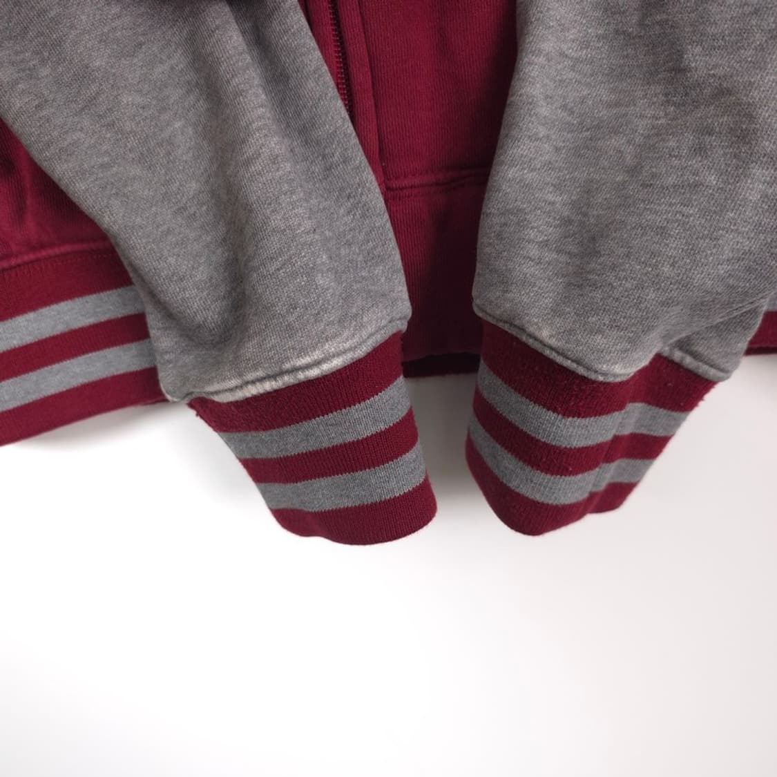 디키즈 배색 후드집업 와인그레이 S 상품이미지5