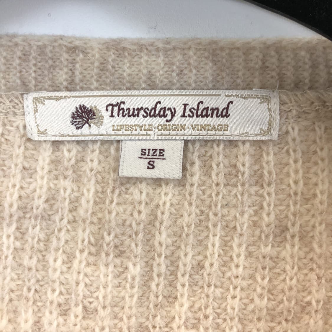 써스데이아일랜드 오픈형 울 가디건 85  상품이미지5