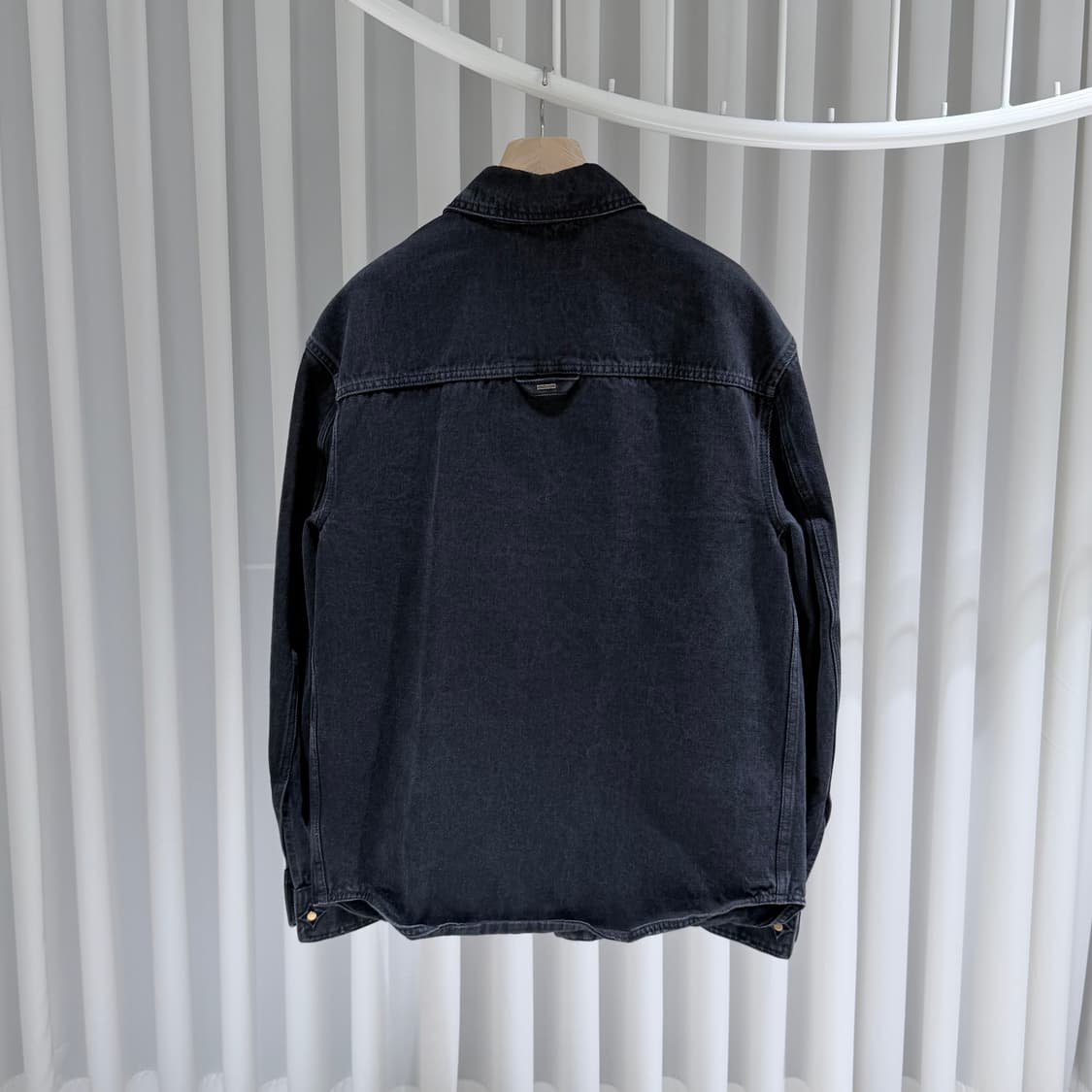(S+급 / S) / 루이비통 모노그램 데님 워크웨어 블랙 셔츠 자켓 상품이미지6