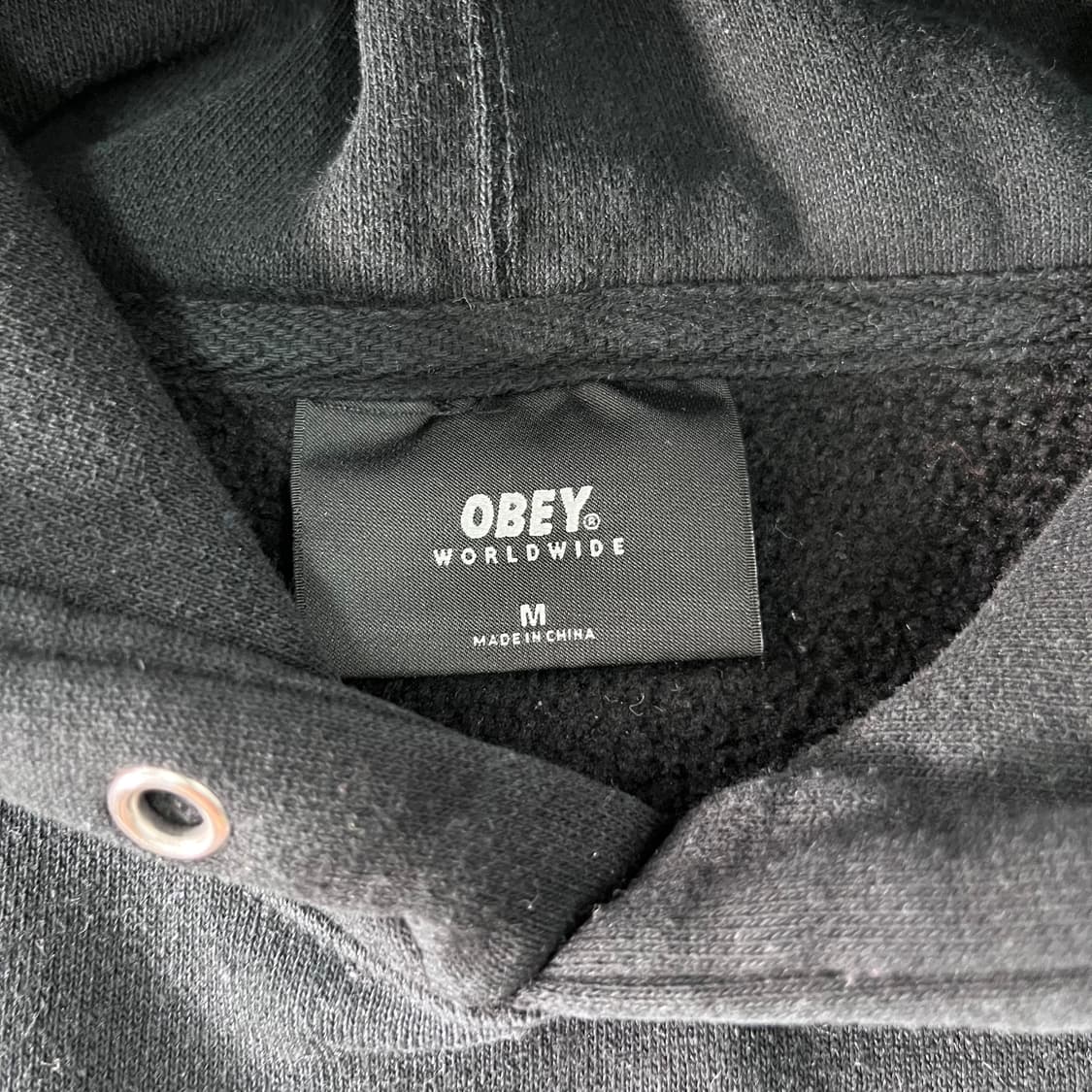 100 오베이 빅로고 후드티 상품이미지3