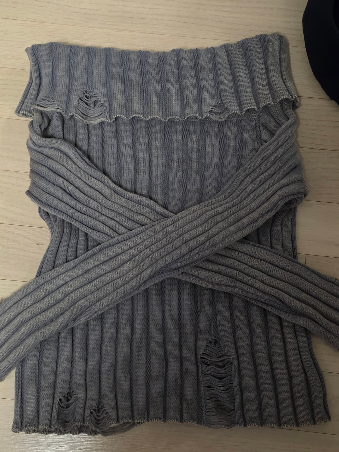 Current WASHING OFF SHOULDER KNIT 상품이미지2