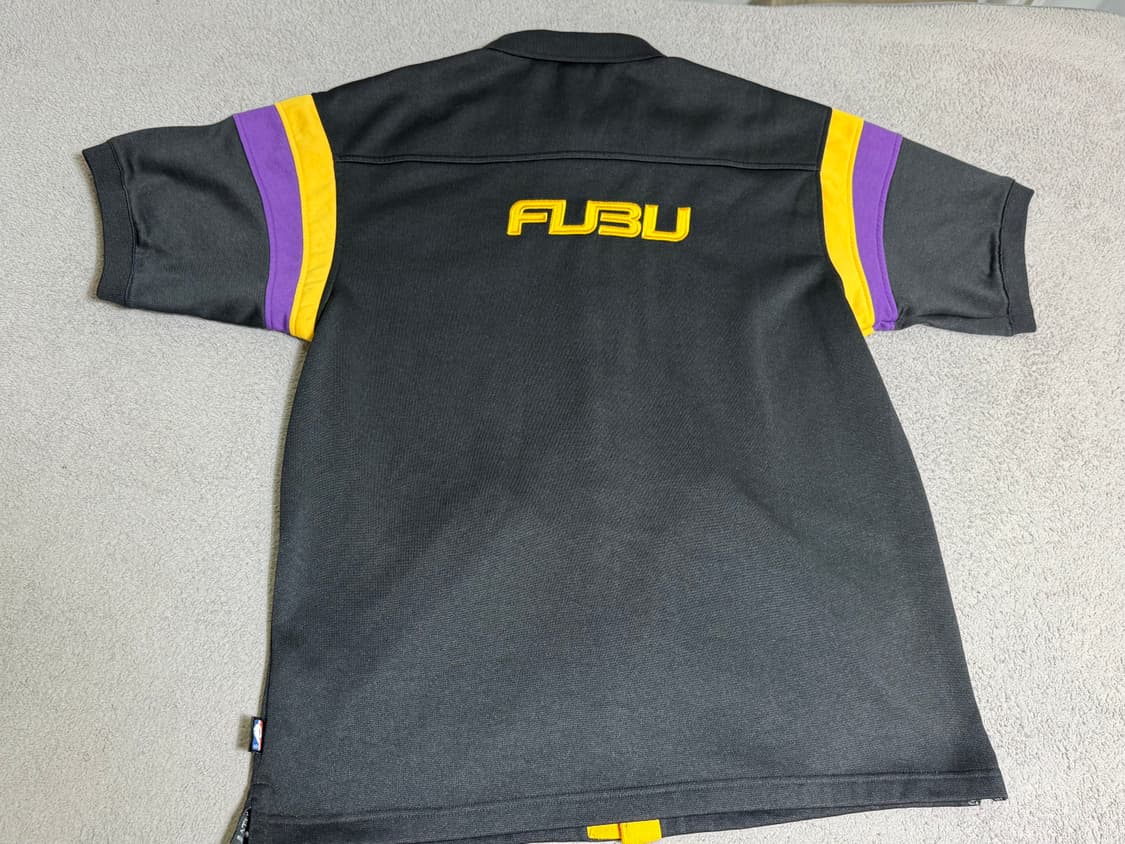 국내유일 FUBU 후부 어센틱 NBA 콜라보 한정 윔업 져지 자켓 00s 상품이미지6
