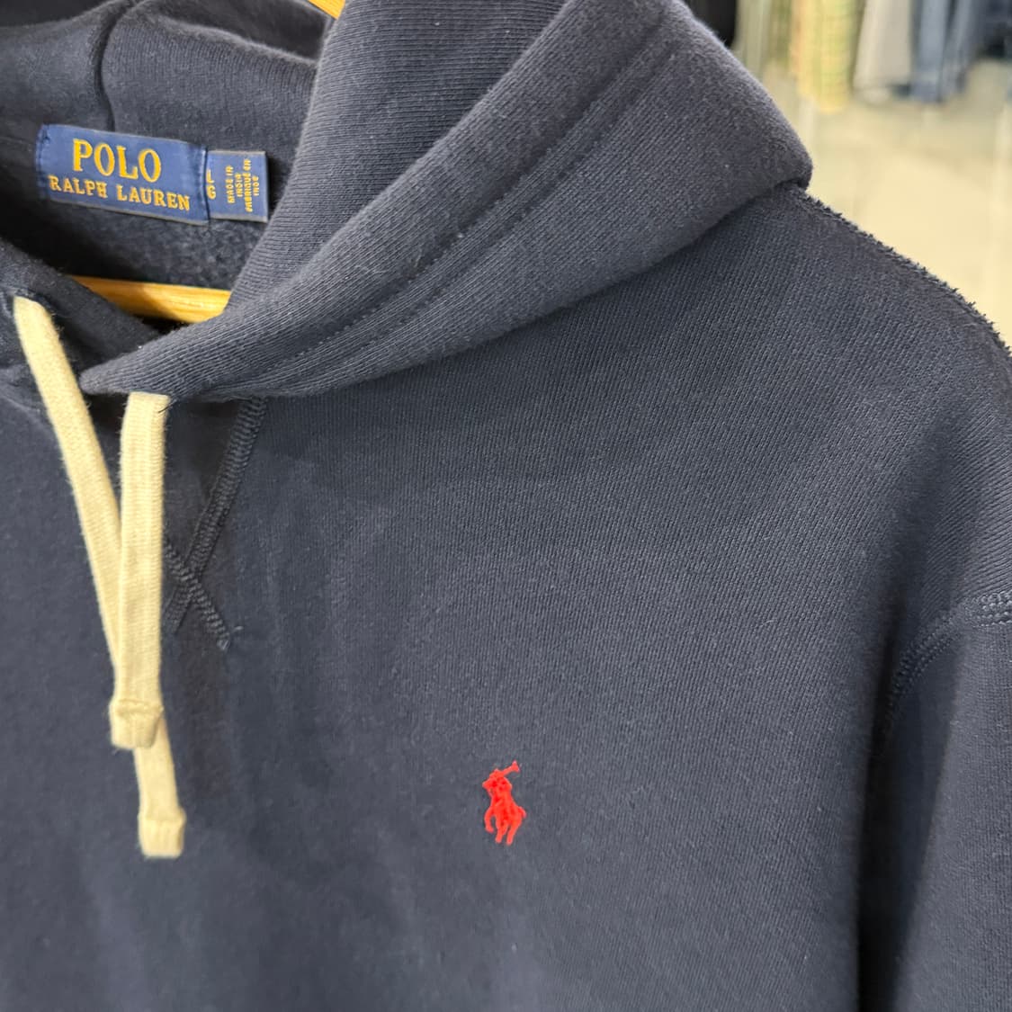[L] 폴로 랄프로렌 후드티 네이비 상품이미지3