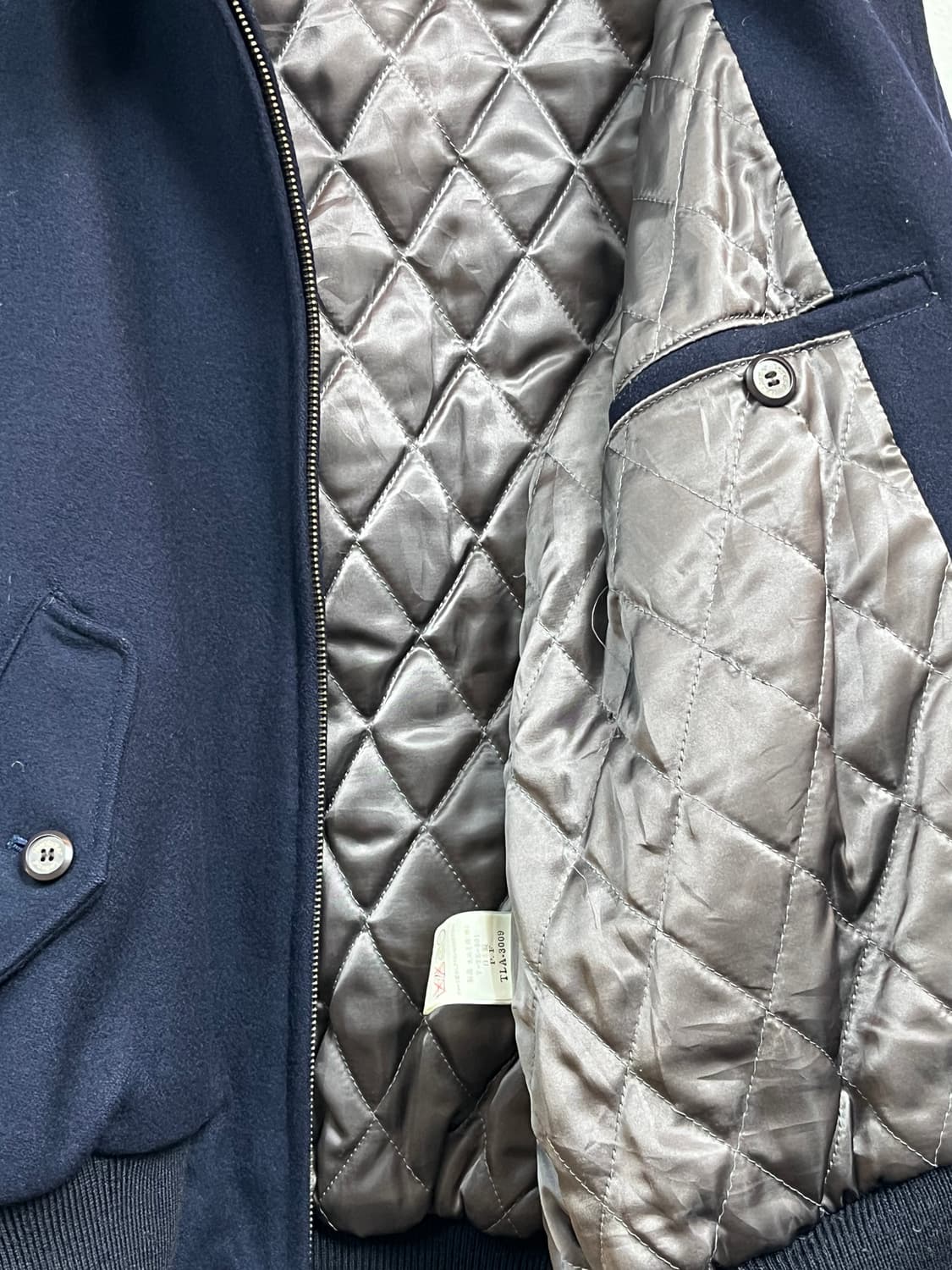 New Yorker 네이비 울 혼방 봄버 자켓 L 상품이미지6