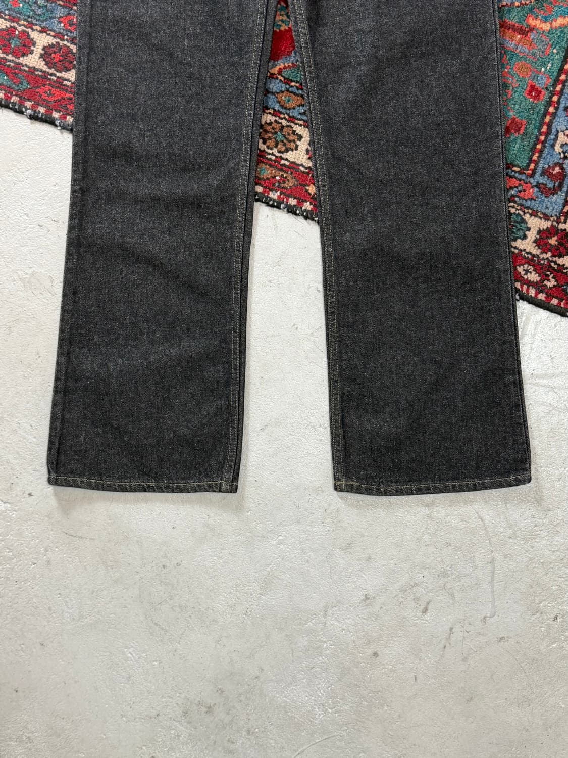 90's USA Made 빈티지 리바이스 517 블랙 부츠컷 상품이미지7