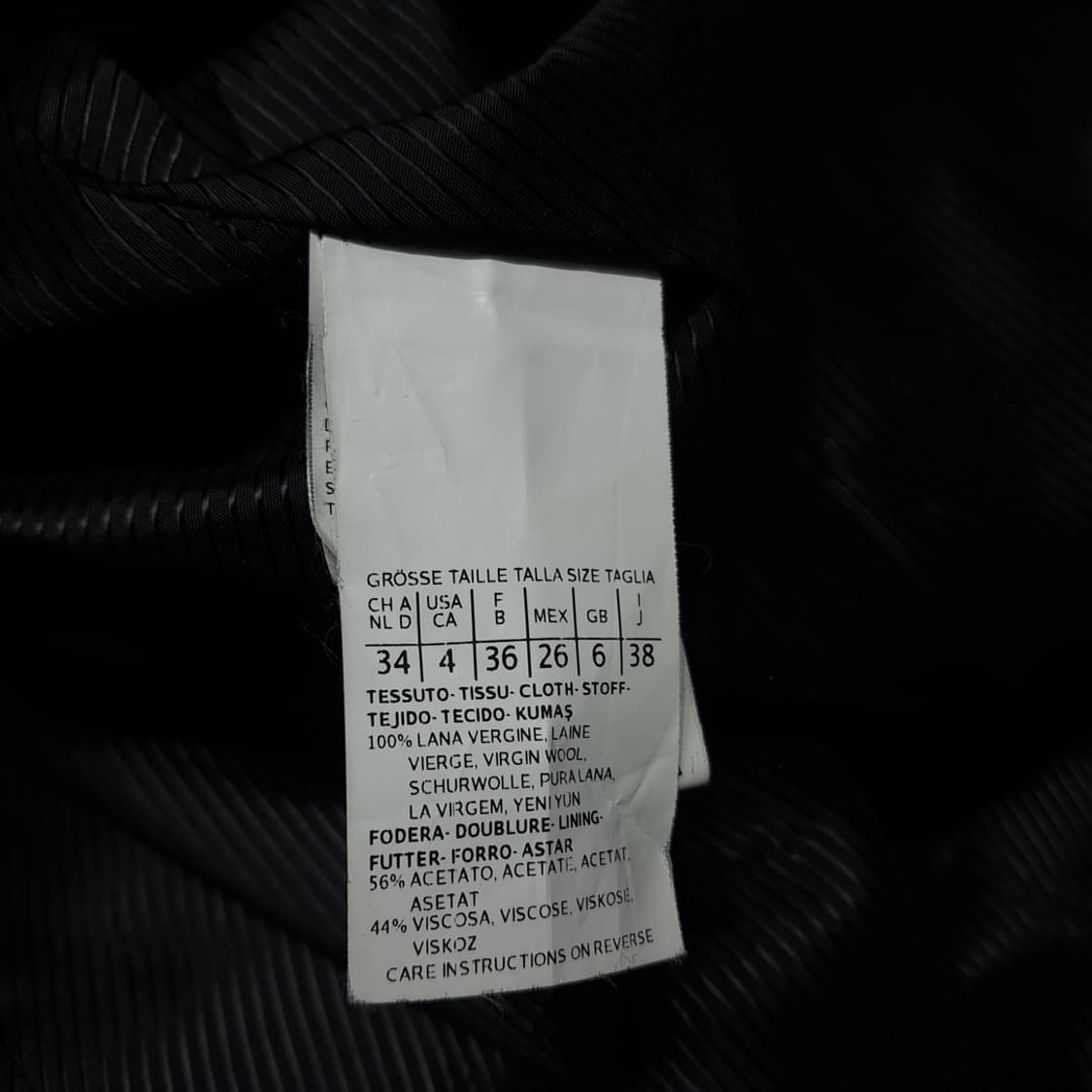 CN988W L 스포트막스 블랙 버진울 래더 더블 롱코트 상품이미지8