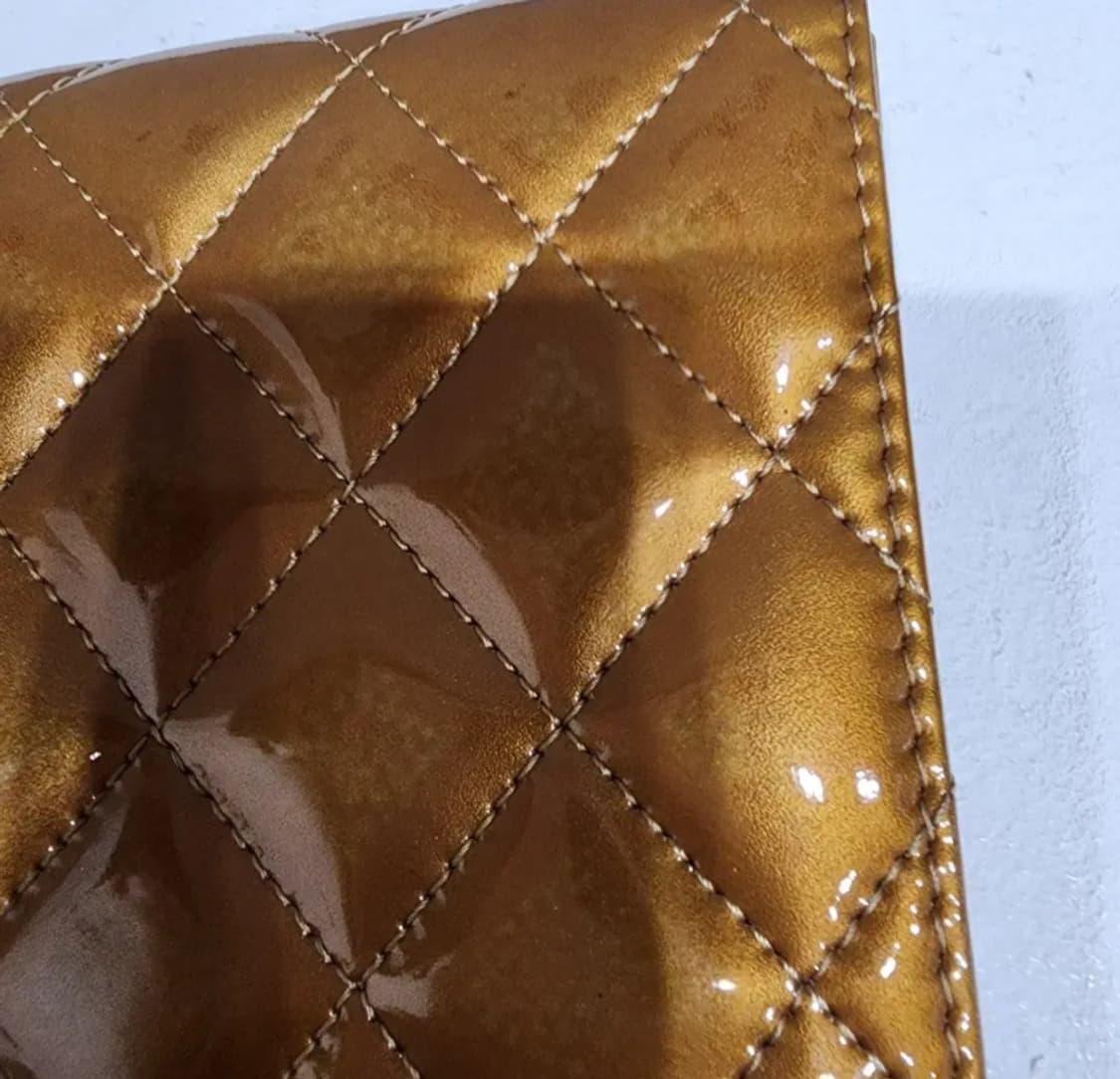 샤넬 페이던트 금장 큐빅 장지갑 상품이미지6