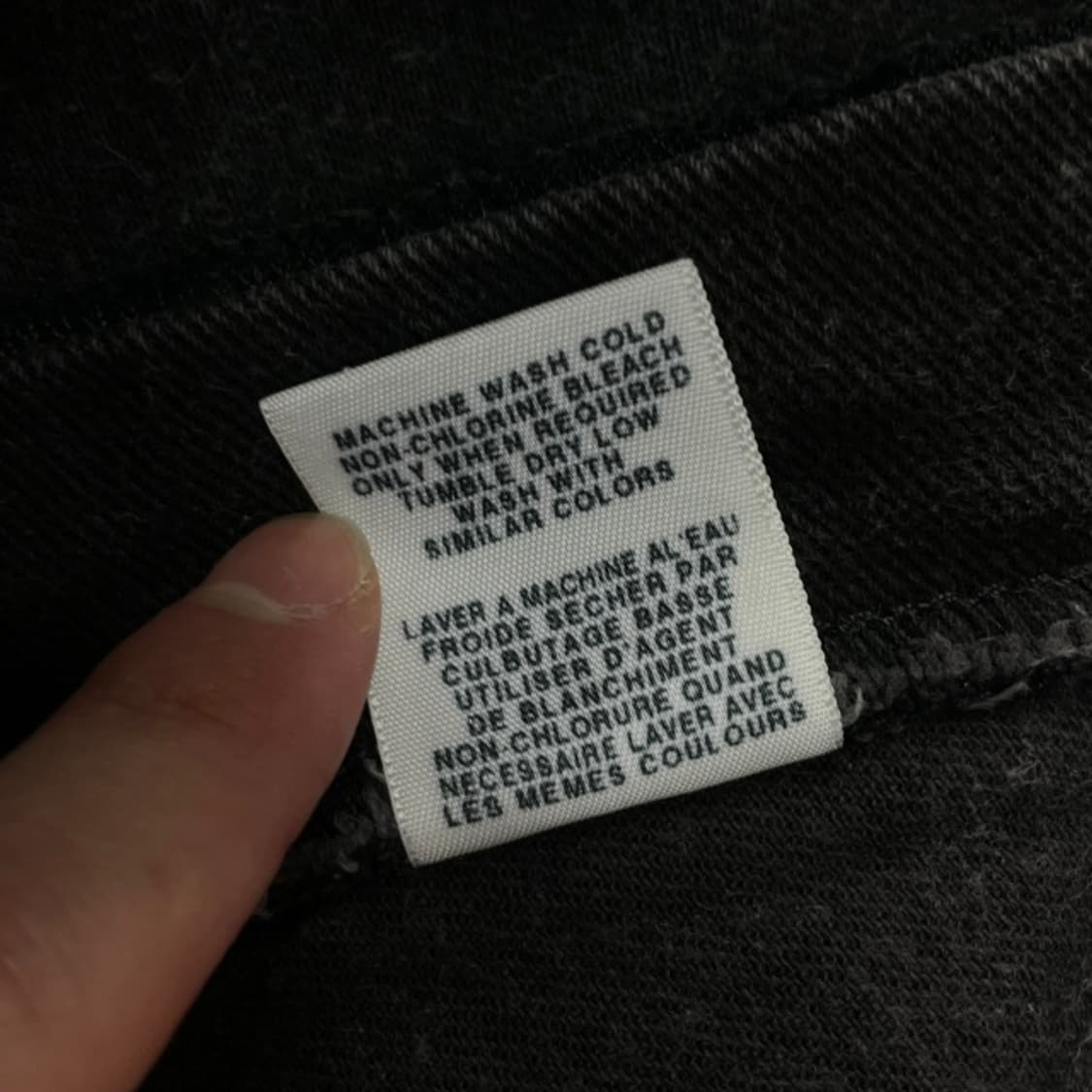 34 폴로 진스 컴퍼니 블랙 데님팬츠  상품이미지4