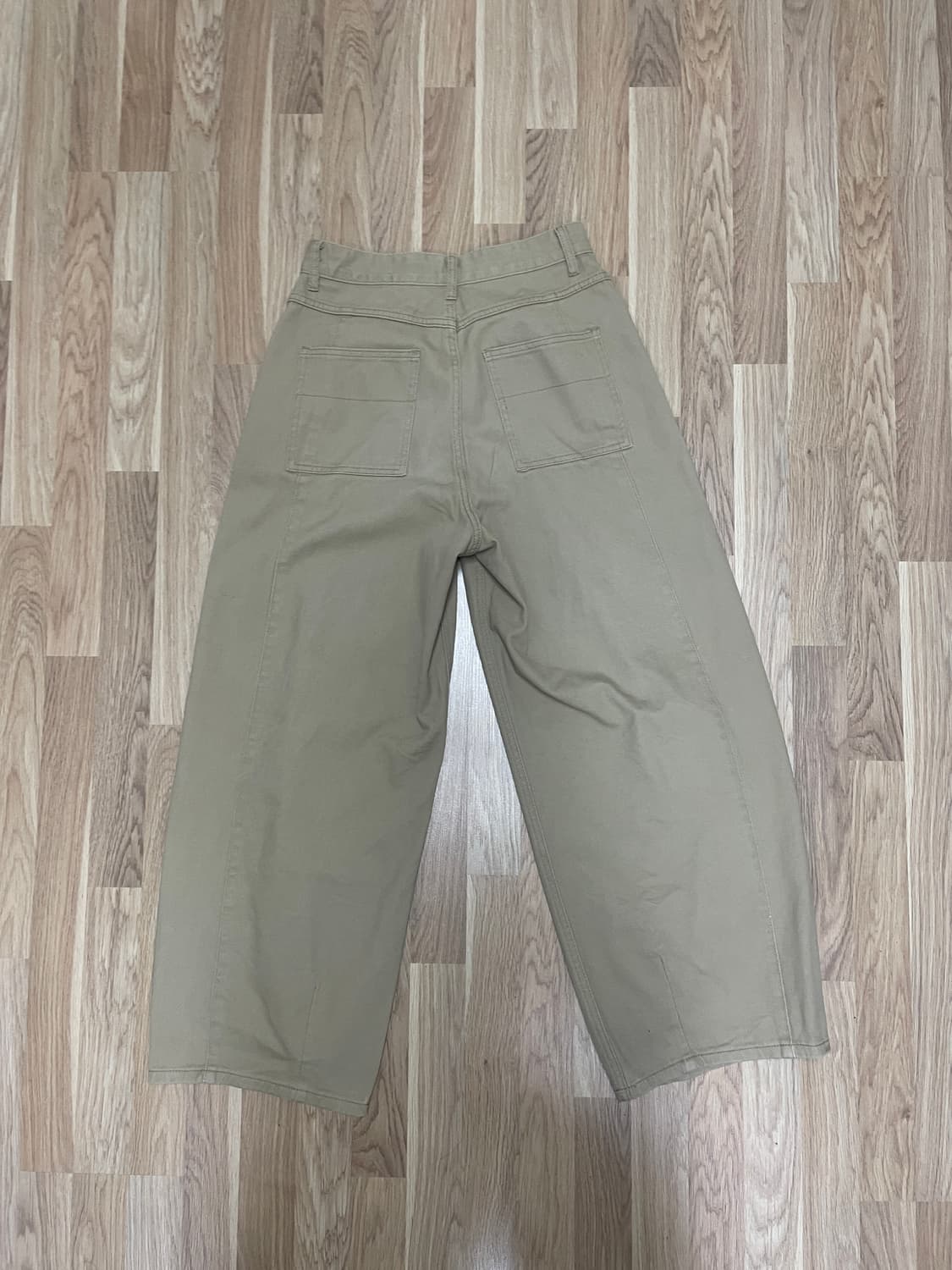 코튼 레이지보이 벌룬핏 팬츠 (다크베이지) 상품이미지2