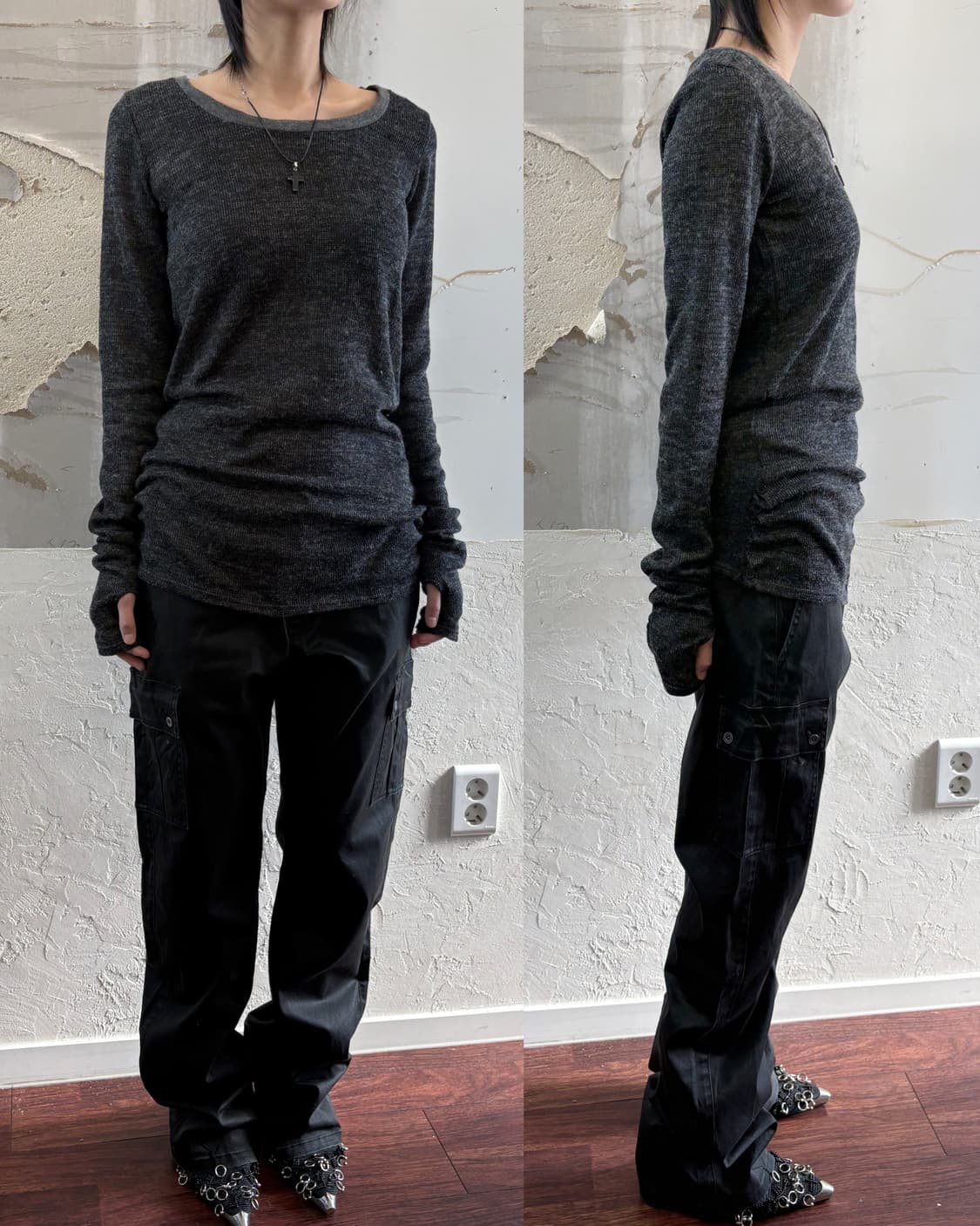 cargo coated jeans 상품이미지1