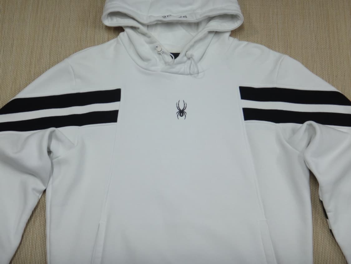 (100) SPYDER 스파이더 남성 라인 기모 후드티 상품이미지3