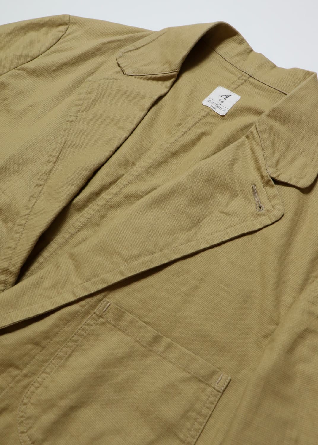 ANATOMICA Cotton 3B Jacket Beig 상품이미지2