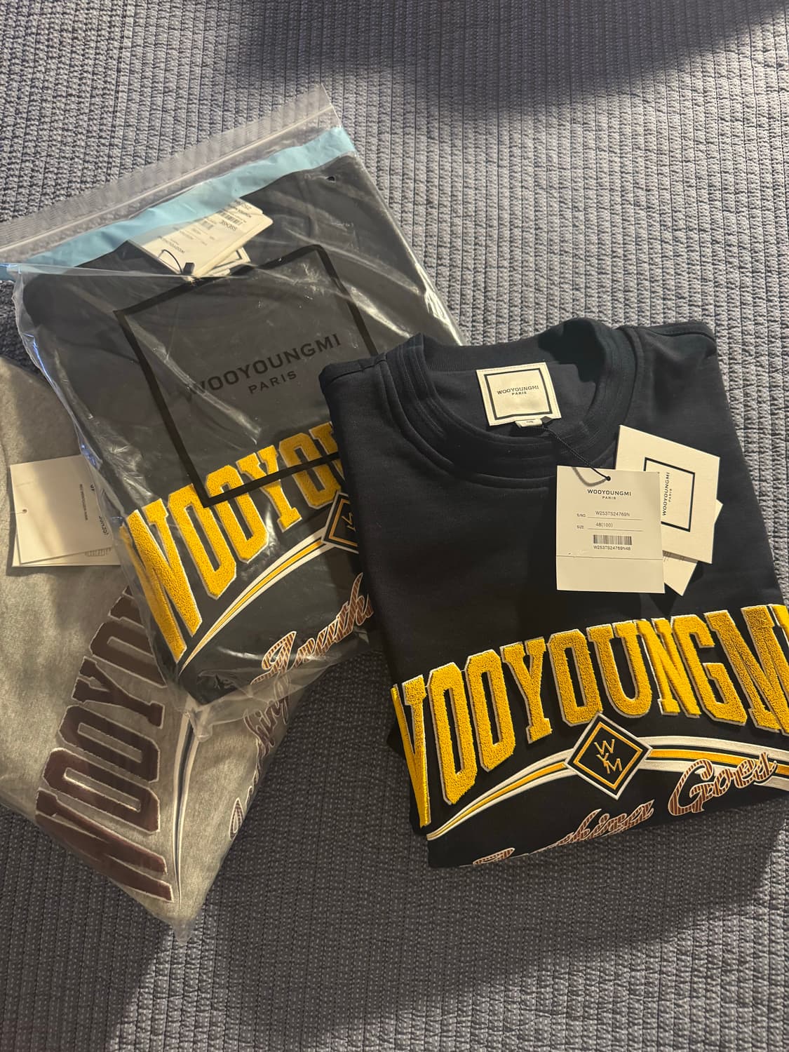 우영미 25fw 랜티큘러 맨투맨  상품이미지1