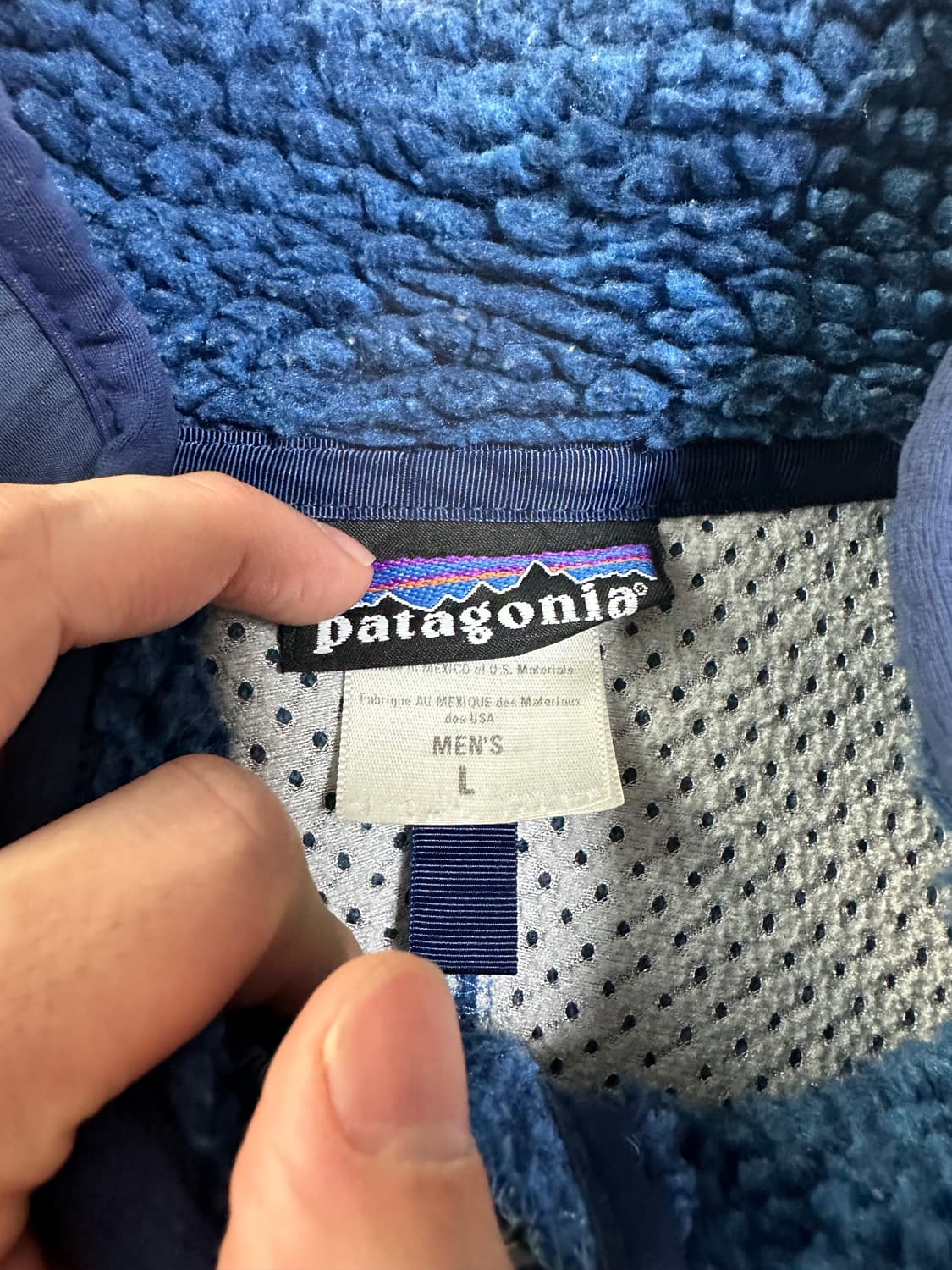 (L) 파타고니아 빈티지 딥파일 딥블루 상품이미지3