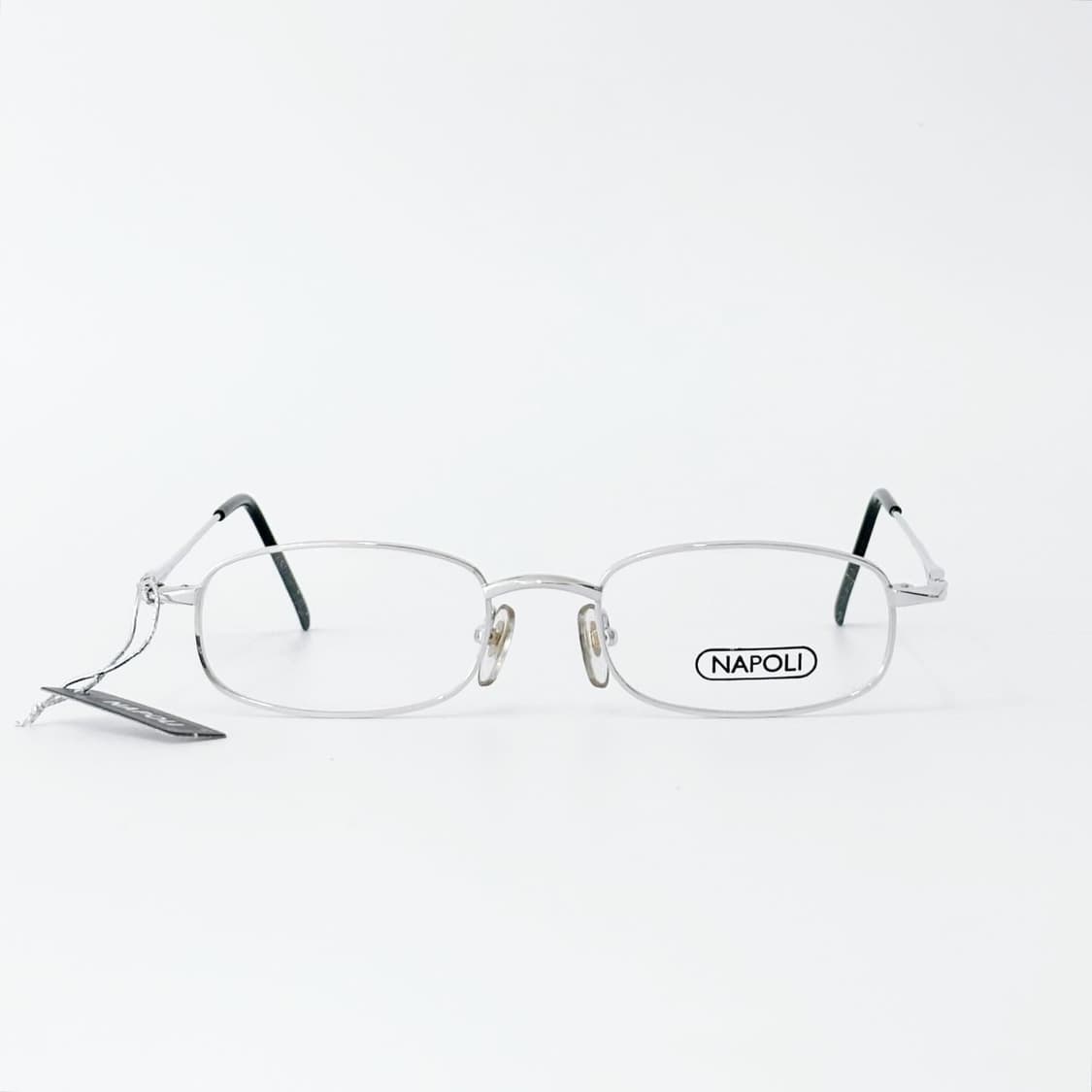 NAPOLI 실버 스퀘어 데드스탁 빈티지안경 상품이미지1