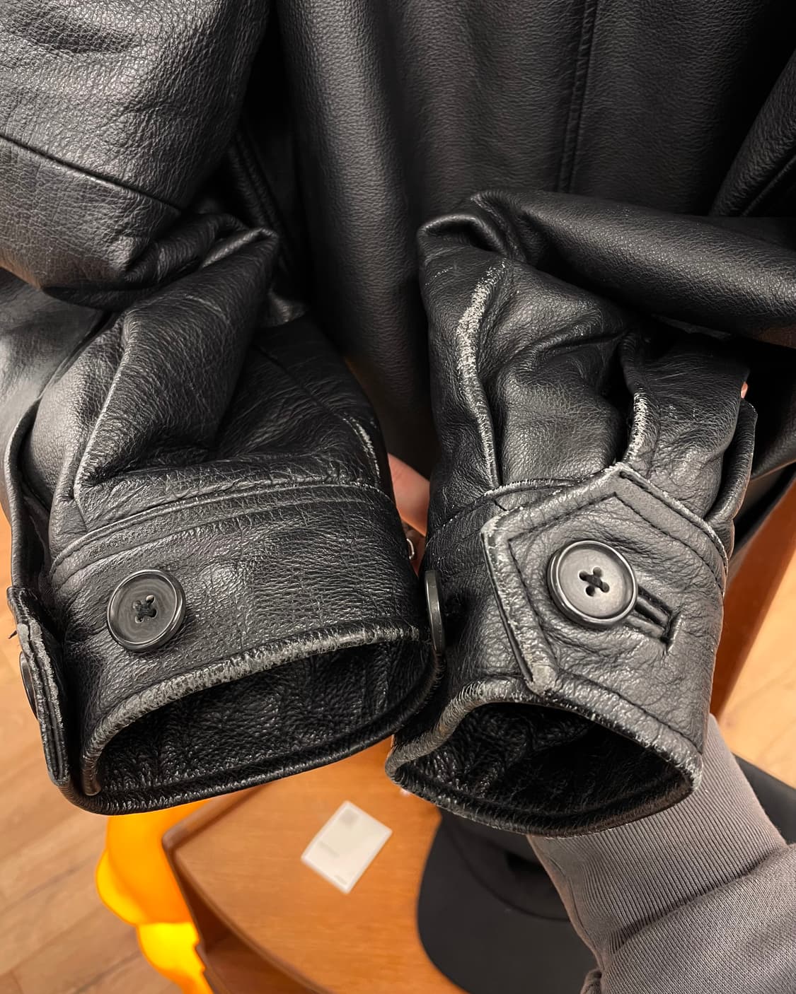 [L] old GAP 올드갭 레더 자켓 상품이미지7