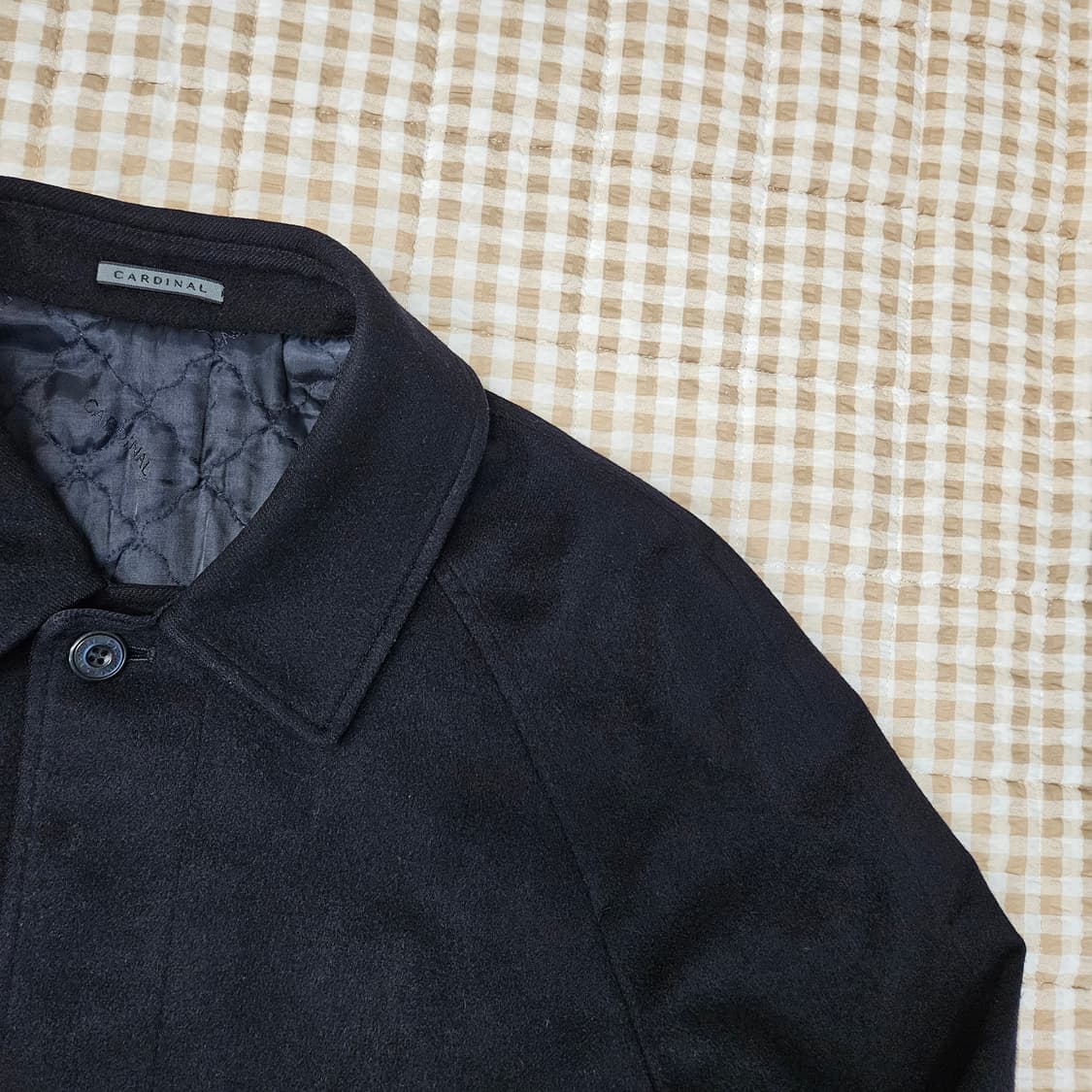 갤럭시 카디널 캐시미어100 롱 코트 남자100 상품이미지3