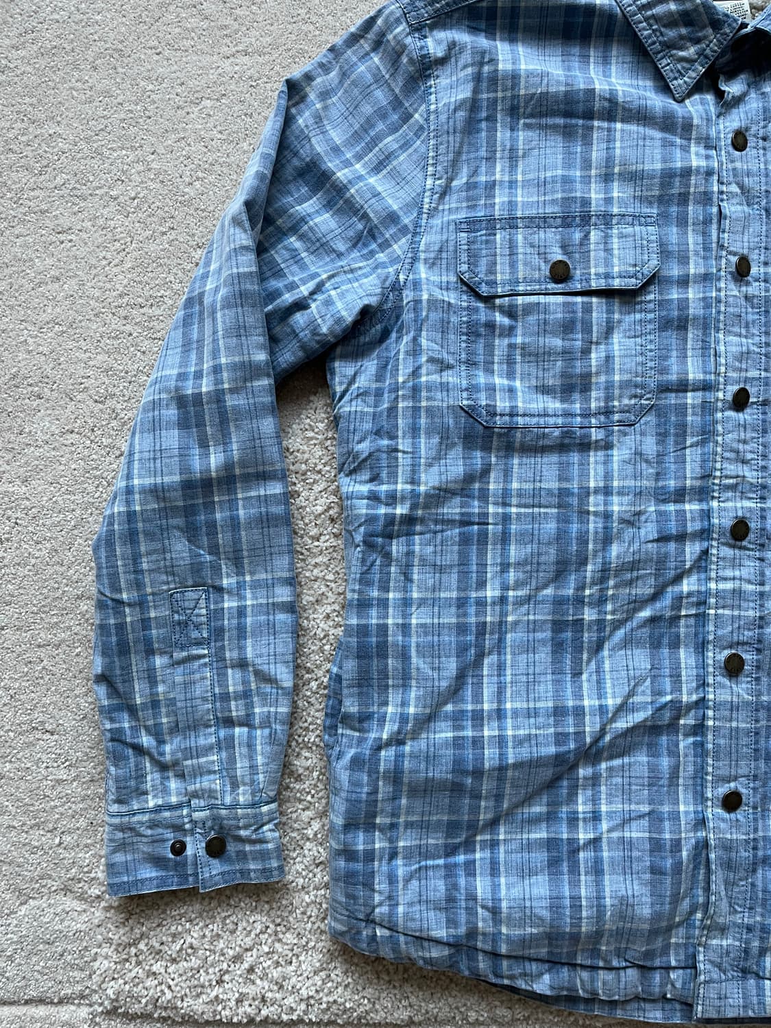 엘엘빈 플리스 체크 셔츠 (103-105) 상품이미지5