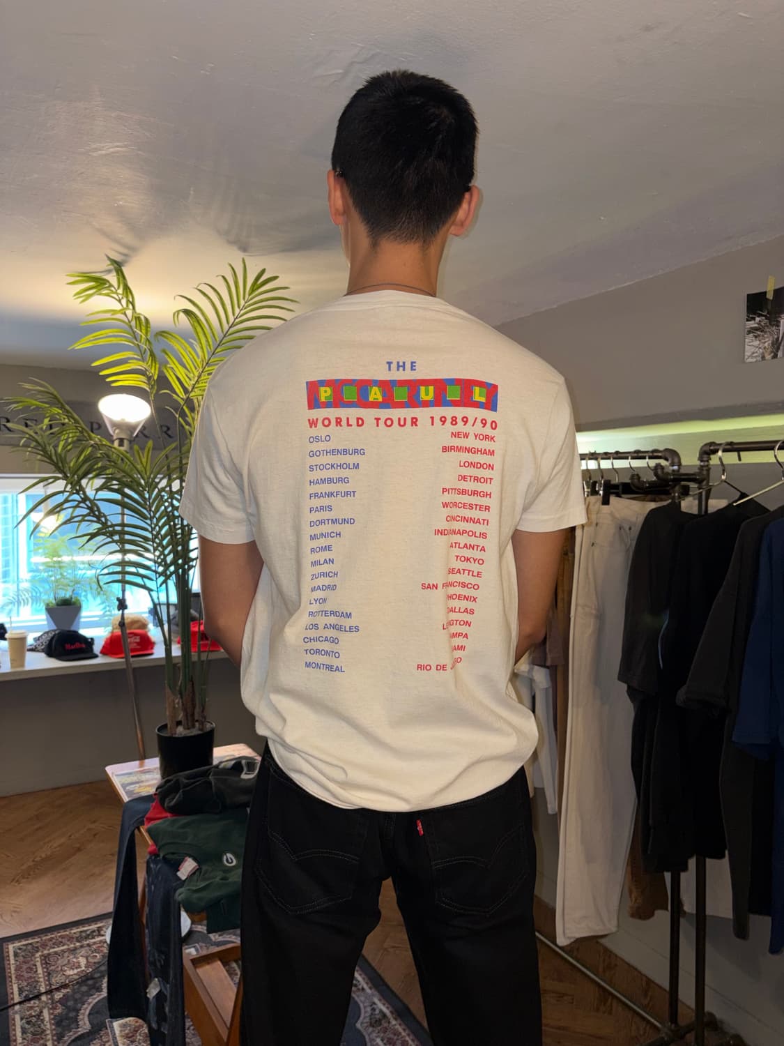 89-90‘s Paul McCartney world tour T-sh 상품이미지8