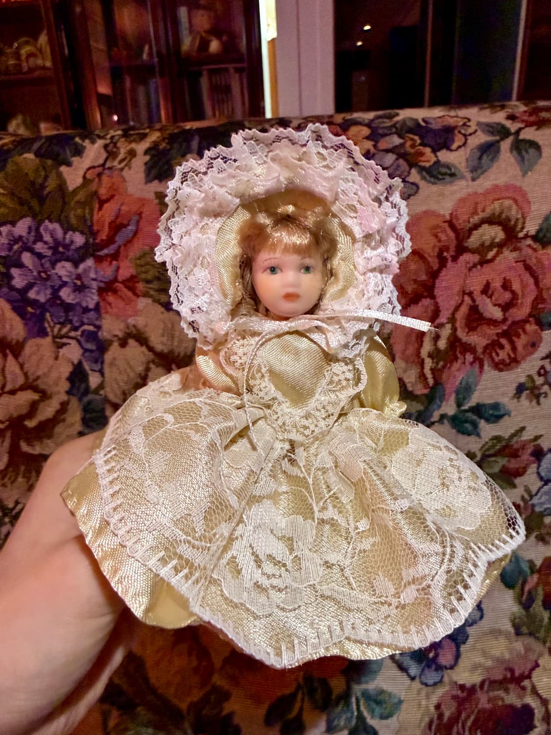 빈티지돌 포슬린 티컵 미니 인형 키덜트 빈티지토이 상품이미지7