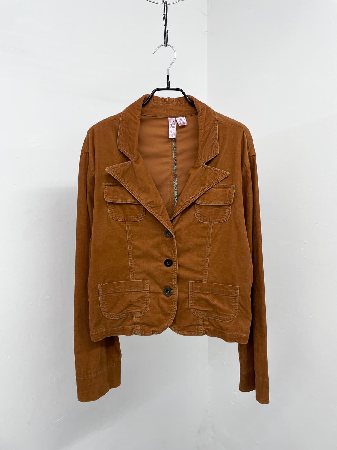 브라운 코듀로이 버튼 자켓 상품이미지4