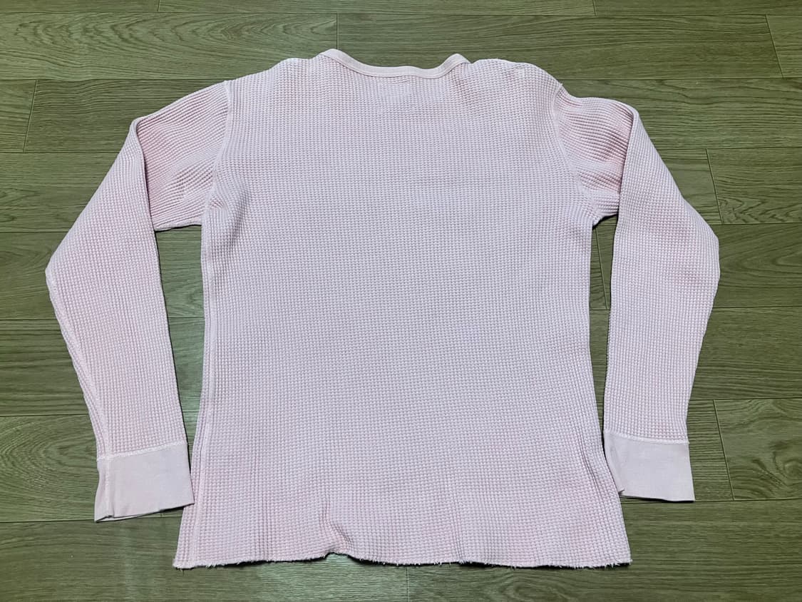 L) 빔즈 와플 롱슬리브 핑크 made in japan 상품이미지4