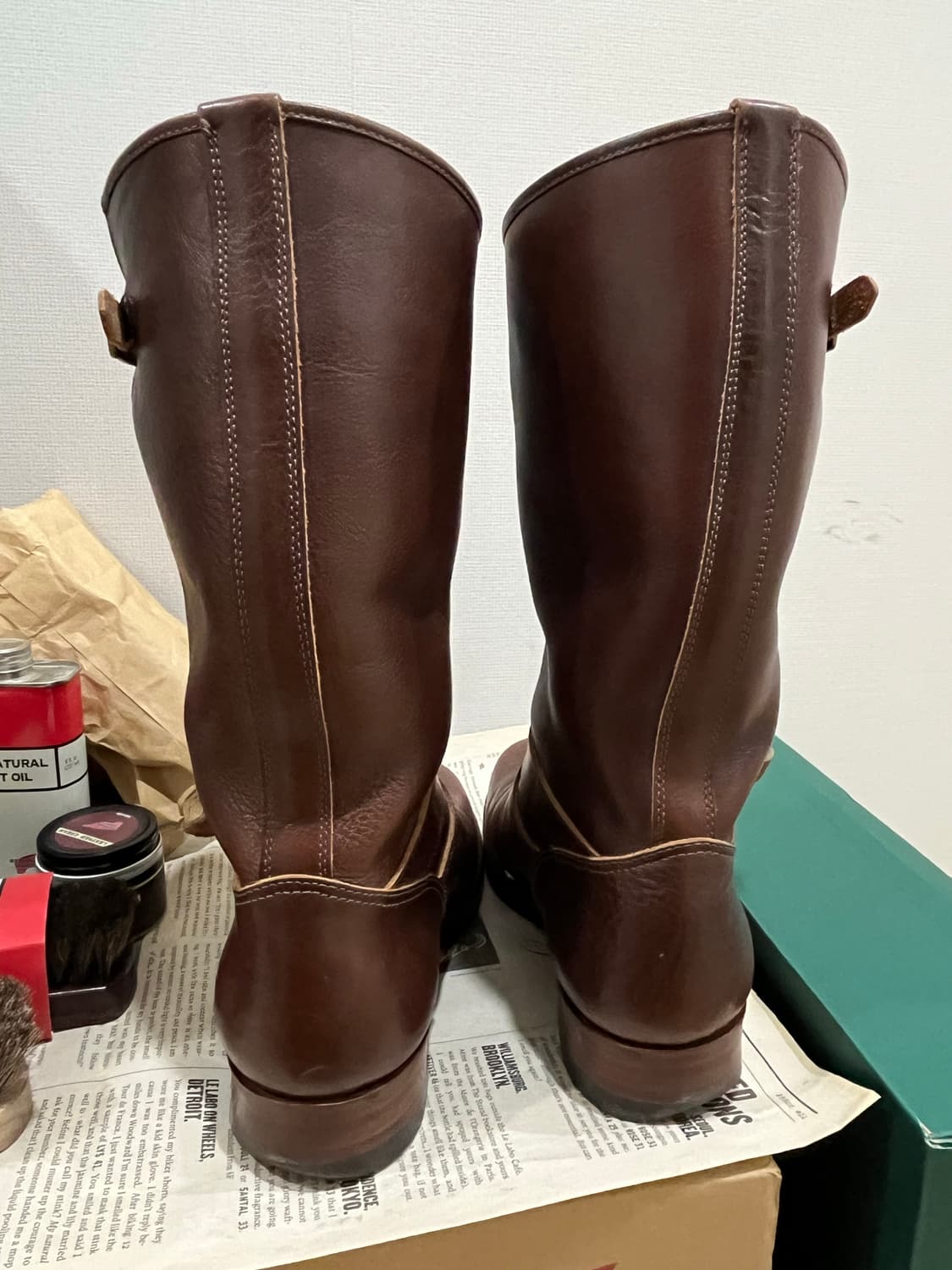 엣라코 브라운 엔지니어부츠 my 상품이미지2