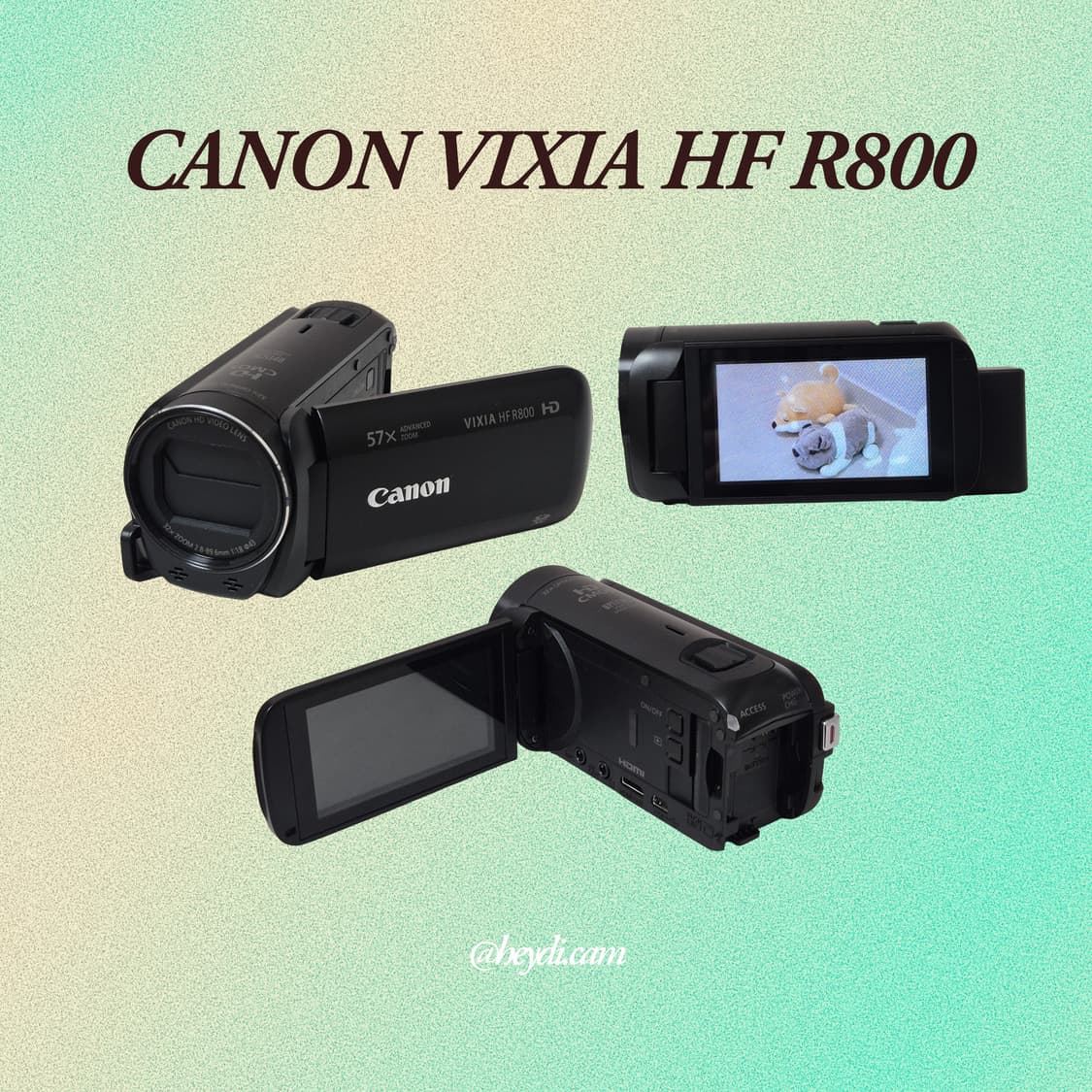 [미품급] 캐논 빅시아 CANON VIXIA HF R800 블랙 상품이미지2