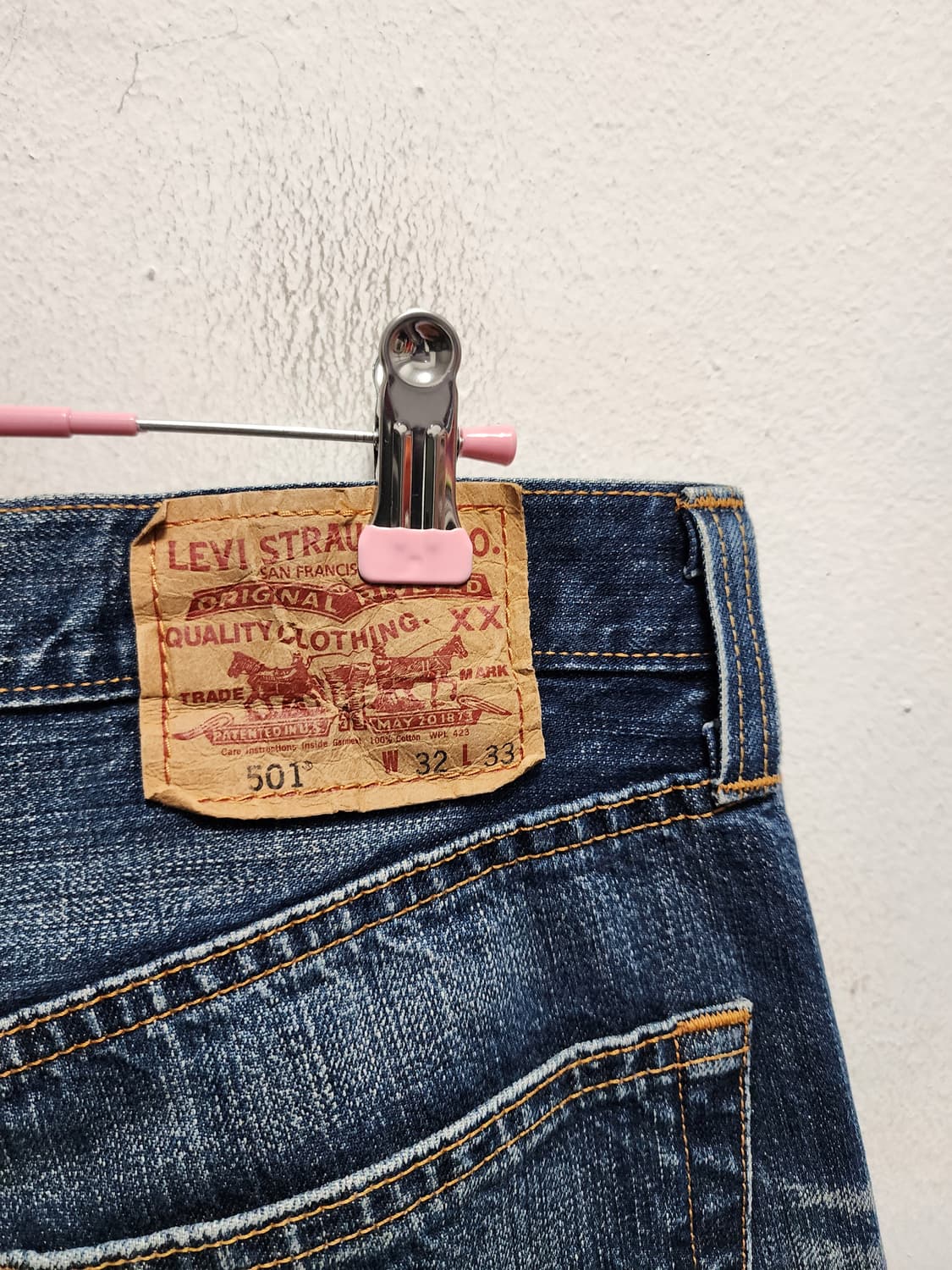리바이스 501 빈티지 워싱진 상품이미지3