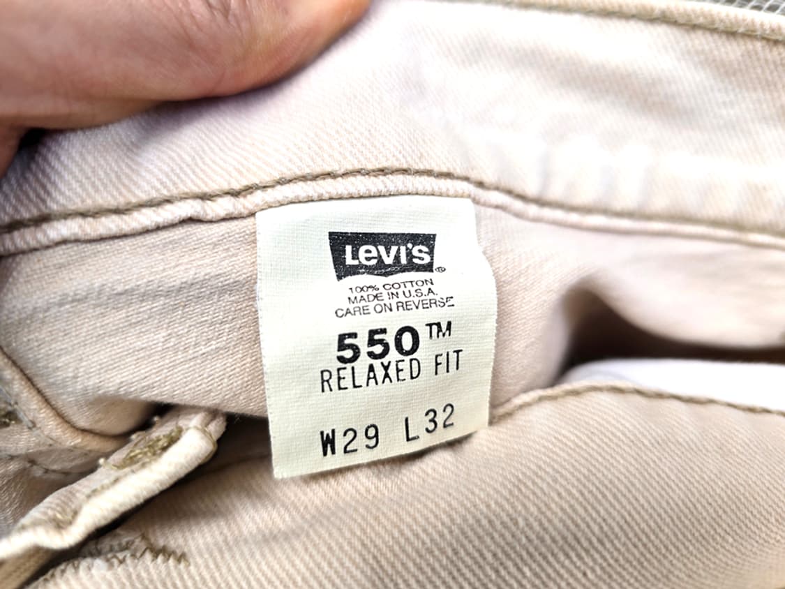 90s 리바이스 550 오렌지탭 (made in usa) 상품이미지8