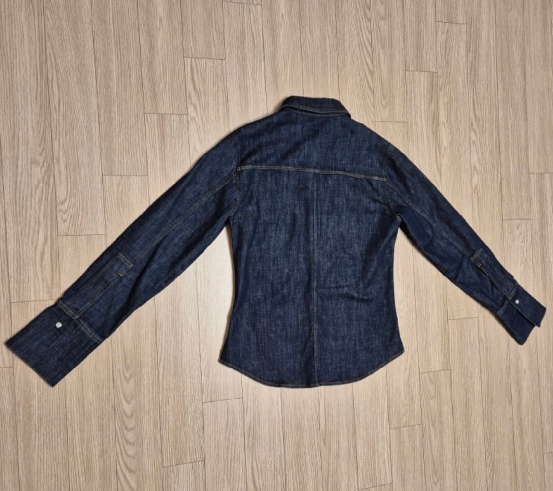 아미 하트로고 데님 여성 셔츠 L 사이즈 상품이미지5
