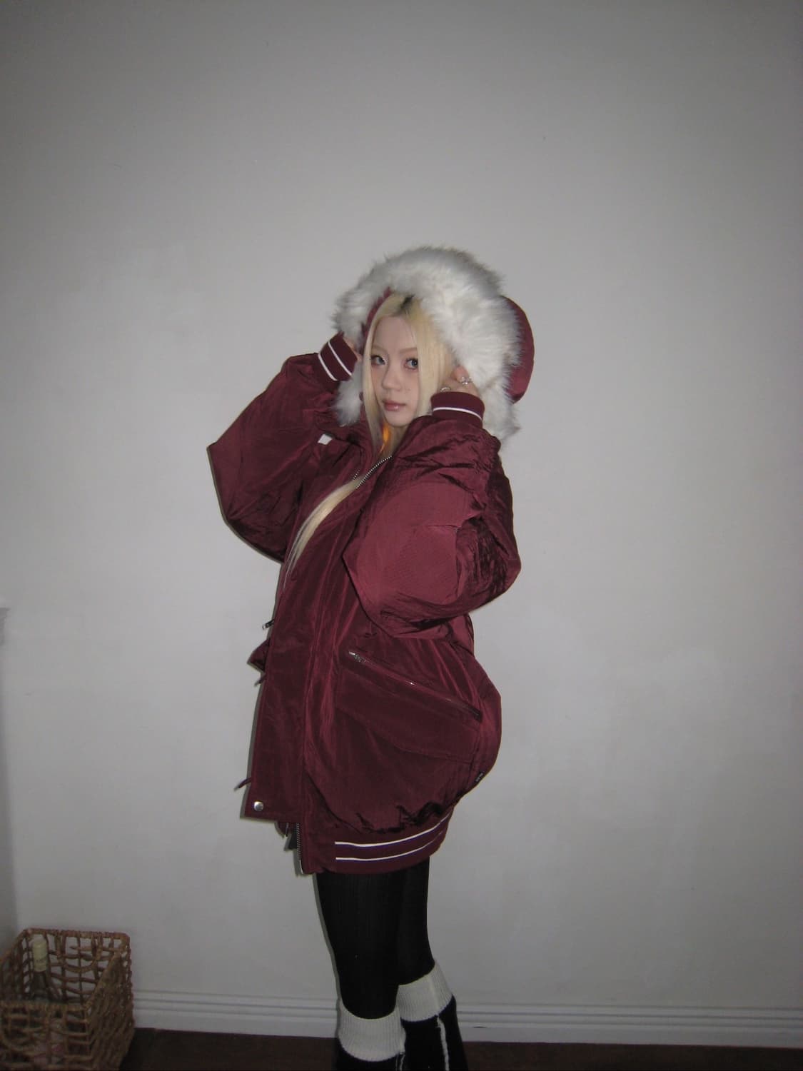 팔라스 p-2b 숏 퍼후드 파카 상품이미지4