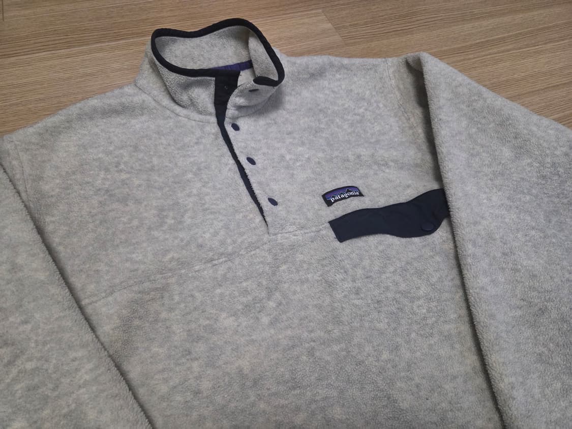 파타고니아 신칠라 풀오버 플리스 집업 오트밀 헤더 상품이미지3