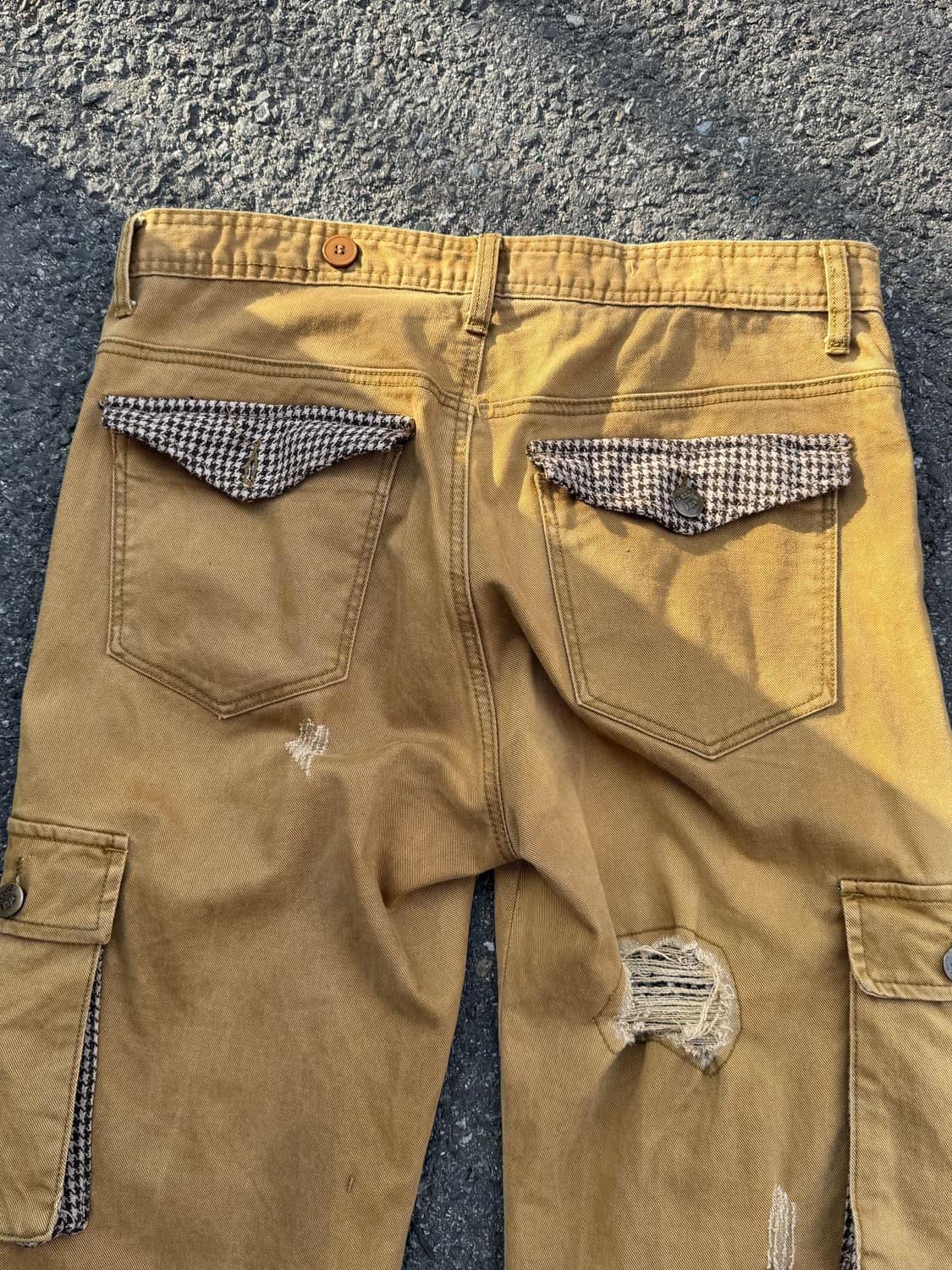 Fatback 카멜 데미지 카고팬츠  상품이미지9