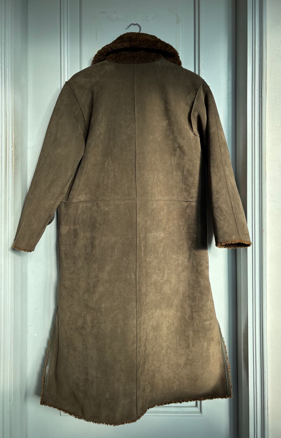 테디베어 무스탕 양면 롱코트 jjigott 리버시블 코트 상품이미지8