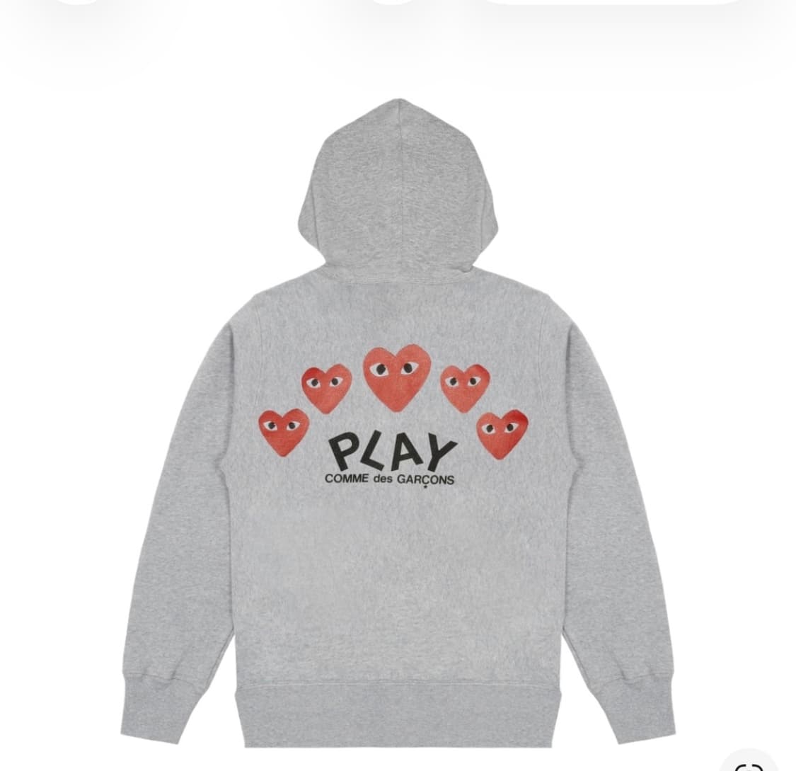 꼼데가르송 5하트 후드집업 상품이미지2