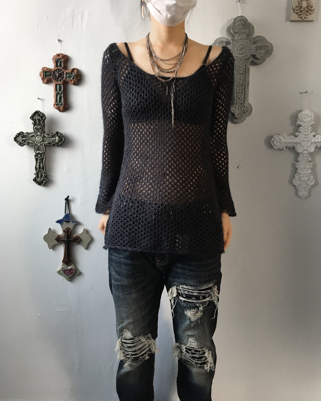 punching knit 상품이미지1