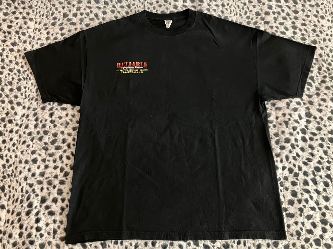 00s 알스타일 어패럴 트러커 프린팅 티셔츠 XL XXL 구제 빈티지 상품이미지2