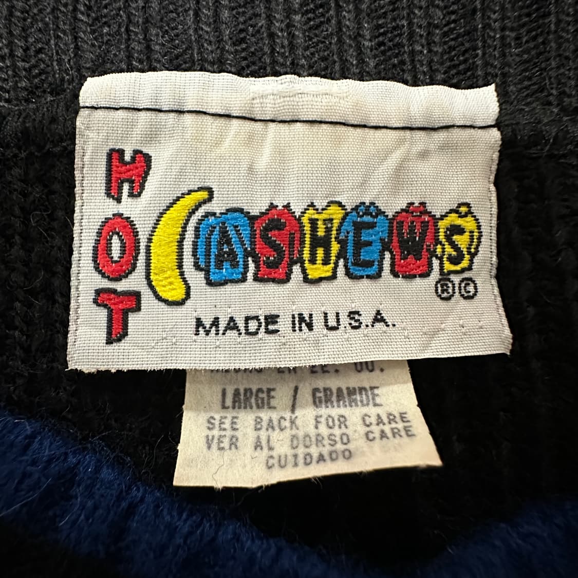 VINTAGE usa made acrylic knit sweater 상품이미지5