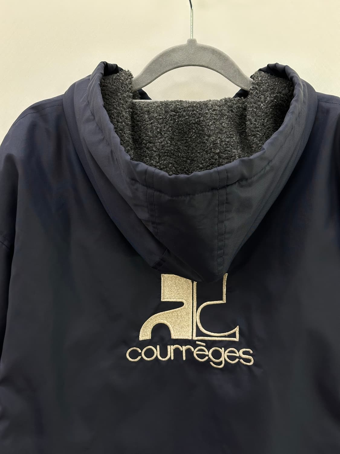 꾸레쥬 네이비 점퍼 L 상품이미지5