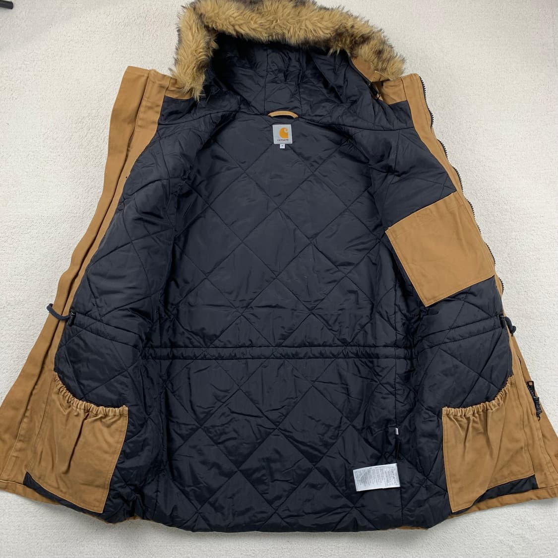칼하트 덕 캔버스 시베리안 파카 된장컬러 상품이미지7
