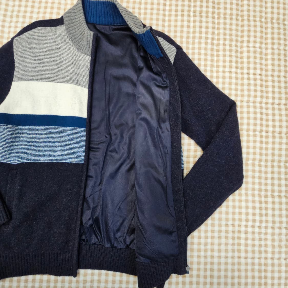 오스틴리드 방풍 니트 집업 가디건 남자100 상품이미지5