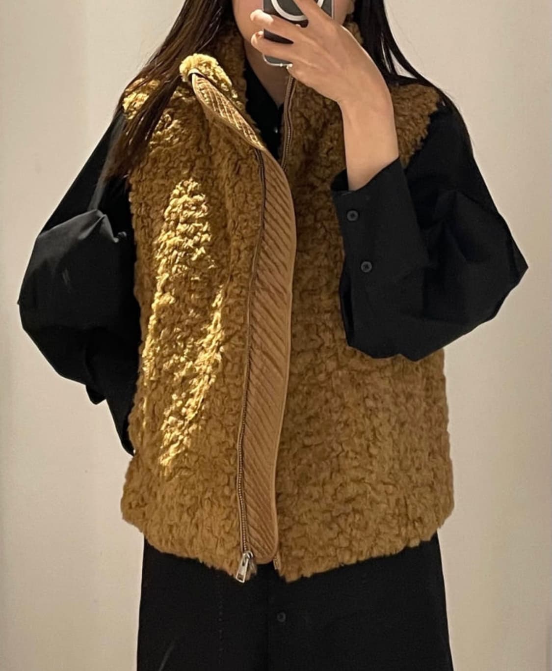 COS 코스 테디 집업 조끼 상품이미지1