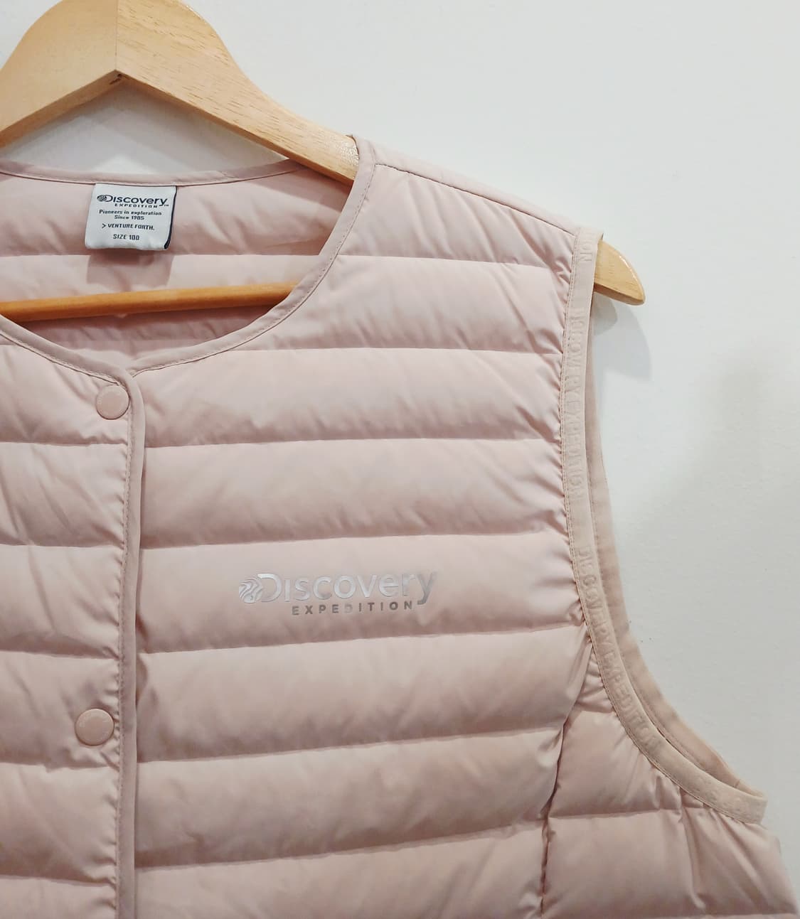 디스커버리 구스다운 경량조끼 상품이미지5